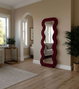 Hanah Home Espejo Cheval Rojo Burdeos